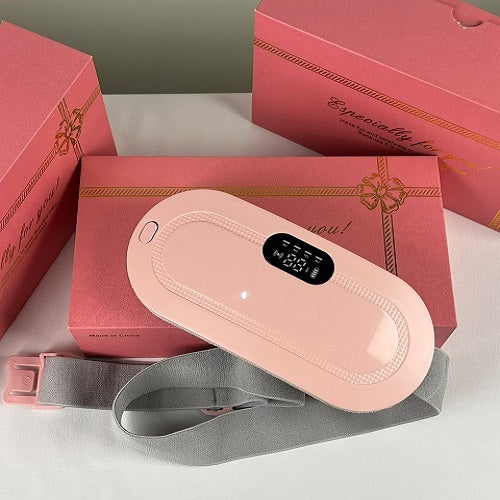 🌸 Rechargeable Period Pain Relief Heating & Massage Belt